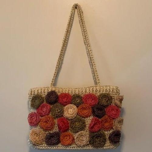 Liz Claiborne Woven Handbag - Picture 1 of 7