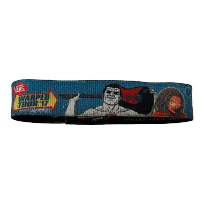 VANS WARPED TOUR 17 2017 Armband Wristband gebraucht Rare Selten Rarität USA