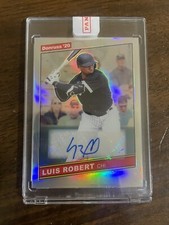 2020 DONRUSS OPTIC LUIS ROBERT ROOKIE AUTO 1986 RETRO HOLO SILVER PRIZM SP!!!!