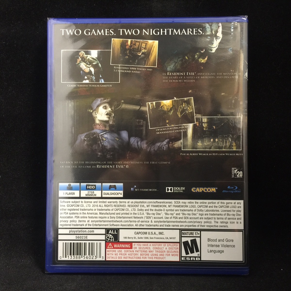 Resident Evil Origins Collection (PlayStation 4) BRAND NEW