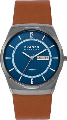[Skagen] Watch MELBYE TITANIUM Three-Hand SKW6906 Men's Luggage
