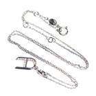 New 925 sterling silver lab grown diamond pendant necklace letter A initial 18" — photo 6