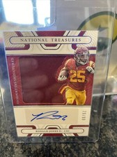 2022 National Treasures Collegiate Ronald Jones II Silhouettes Jersey Auto 79/99
