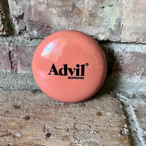Vintage GIANT Advil Ibuprofen Ceramic Pill Advertisement Made in Japan