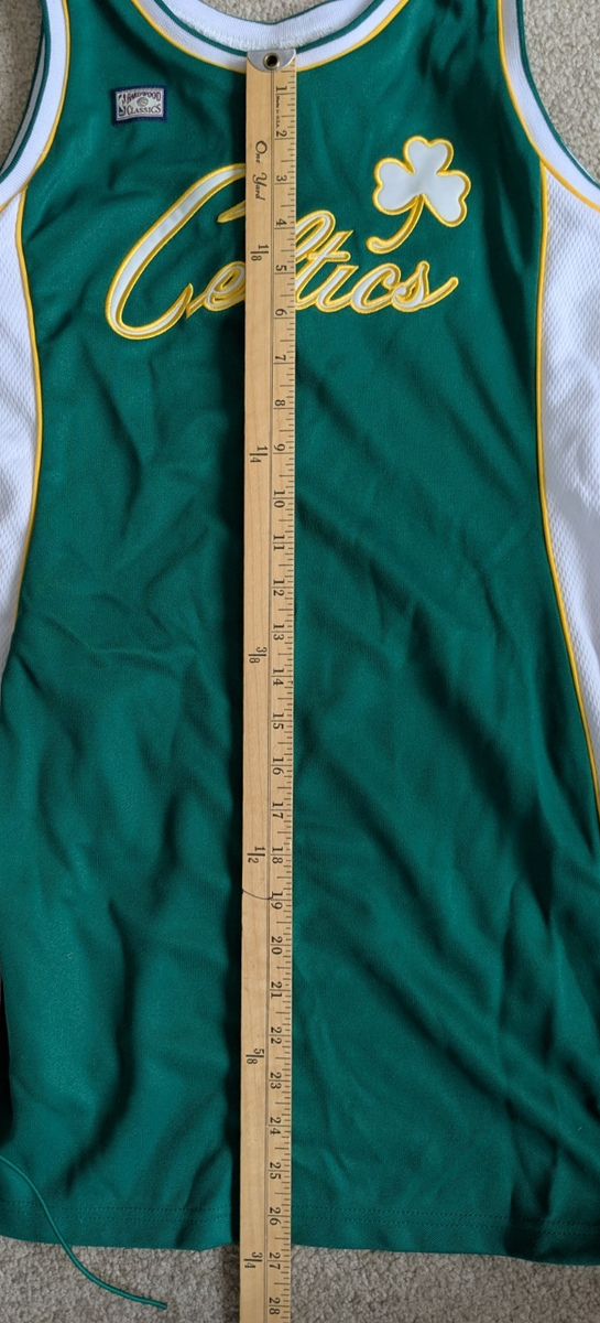 Womens Boston Celtics Jersey Dress NBA Hardwood Classics Retro Green Medium  NEW | eBay