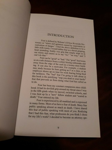Fear Not by Robert L. Simpkins - 2006 Paperback - Picture 8 of 11