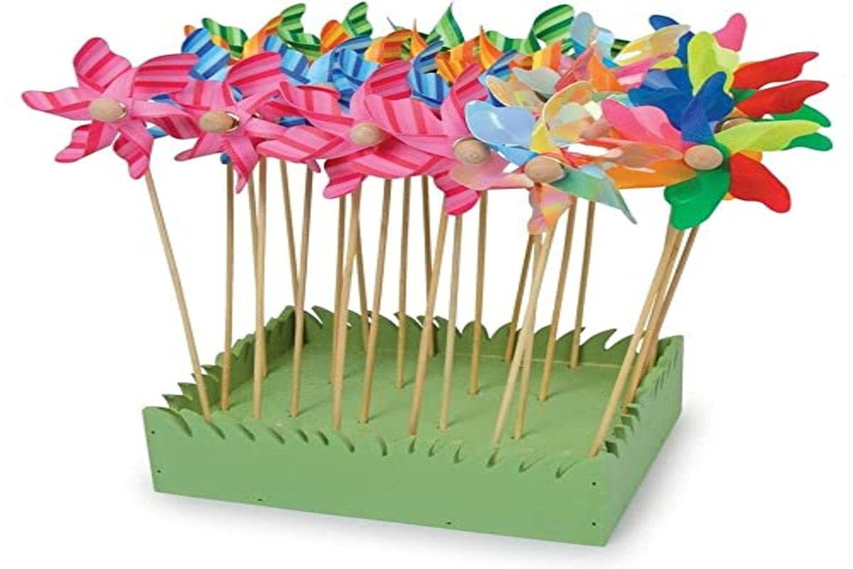 Wooden Handled Windmill (Set of 24)