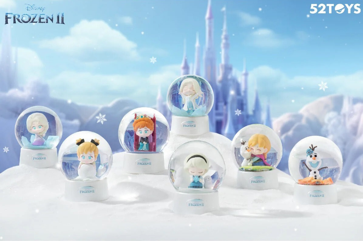 Box Defect 52Toys Disney Frozen Crystal Ball Different Style Whole