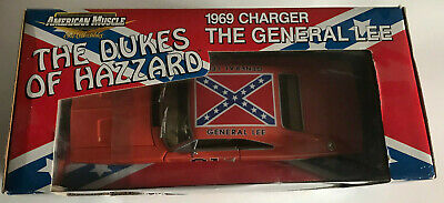VINTAGE THE DUKES OF HAZZARD THE GENERAL LEE 1:18 1969 CHARGER AMERICAN  MUSCLE | eBay