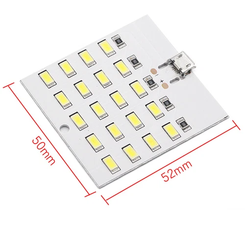 Superhelle 5V 8/12/16/20 LED Lampe Perlen Modul Panel Licht Aluminiumsubstrat - Picture 10 of 10