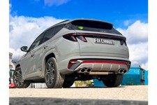 Fox Duplex Auspuff Sportauspuff Komplettanlage für Hyundai Tucson NX4E 1,6 132kW