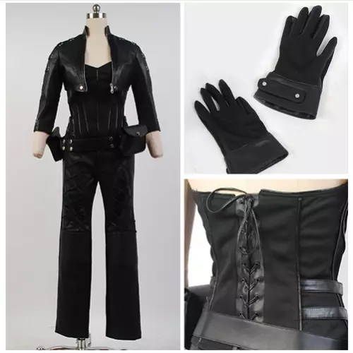 Green Arrow Black Canary Sara Laurel Lance Costume Cosplay Leather Outfit Suit