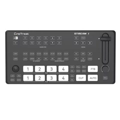 Cinetreak Stream 1/SH/1S Video Switcher 5-CH SDI HDMI USB Multi-Solution Deck 