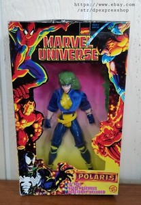 Marvel Universe POLARIS 10 Inch Action Figure Poseable ToyBiz 1997 Open Box