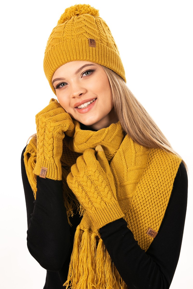 damen set mütze schal handschuhe