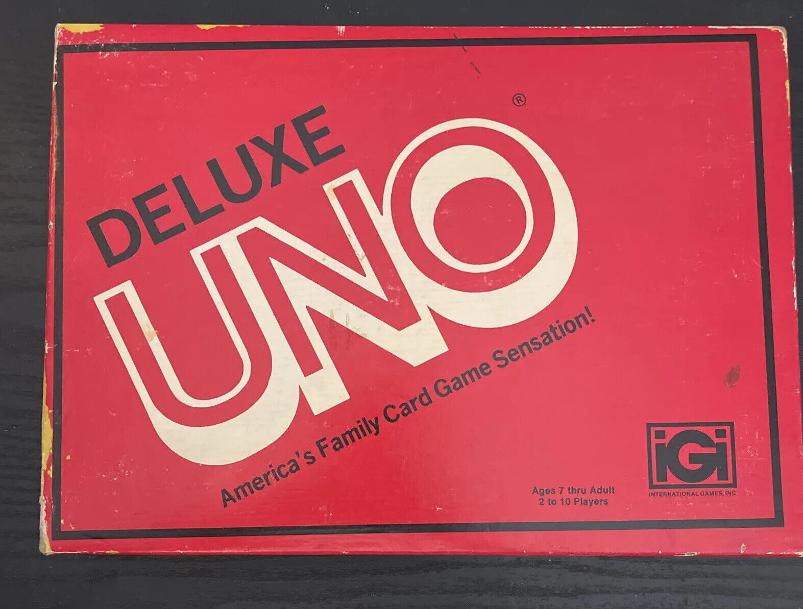 VTG 1988 UNO Card Game International Games Inc. 2-10 Players Ages 7+