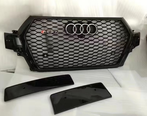 For 2016 -2019  Audi Q7 to SQ7 RSQ7 FRONT bumper Mesh Honeycomb Grill Grille - Bild 1 von 4