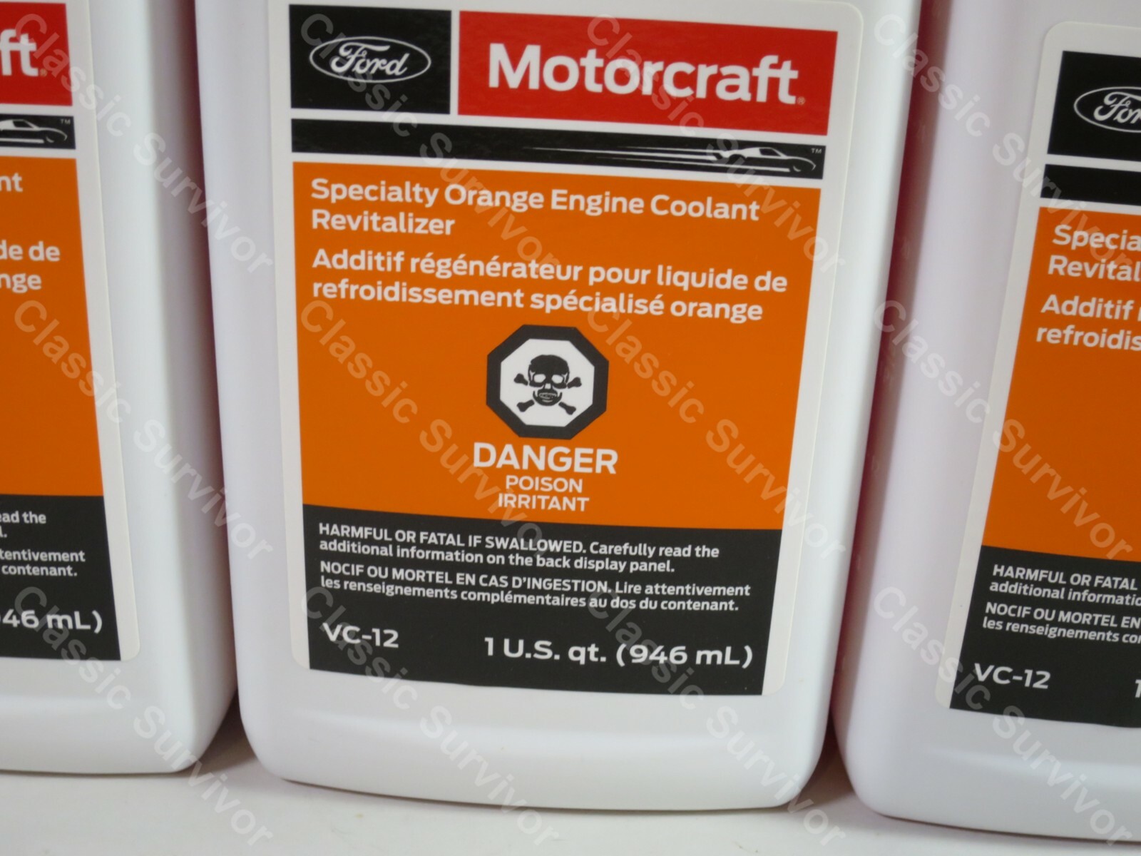 Motorcraft Fluid VC12 Orange Specialty Revitalizer Engine Coolant Case