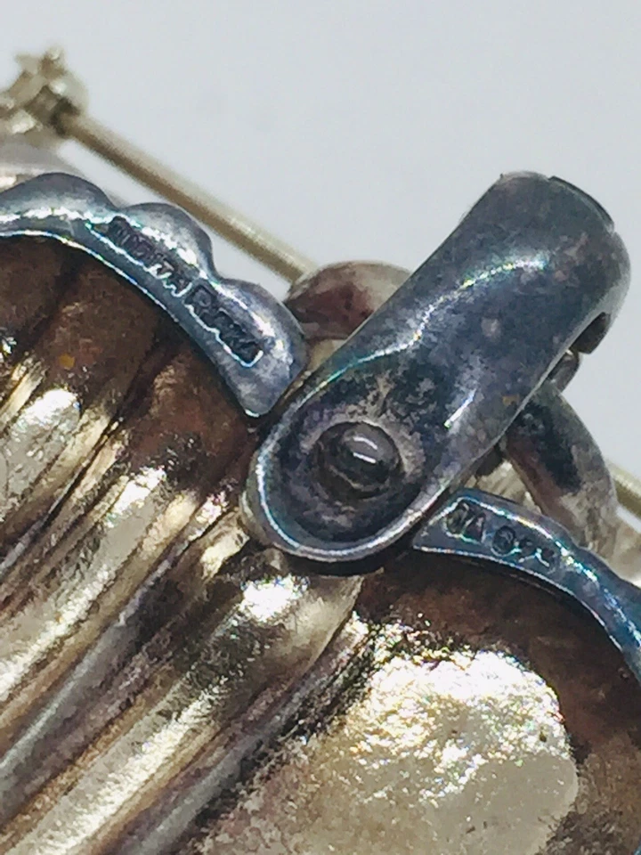 Judith Ripka Sterling Silver Green Chalcedony Heart Pin Pendant - Image 4 of 4