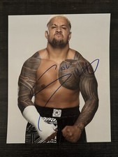 Solo Sikoa World Wrestling Entertainment Signed WWE 8x10 Photo The Bloodline