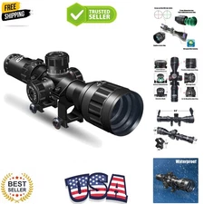 3-9x32 Tactical Rifle Scopes,Front AO Parallax Adjustment Red Green Illuminat...