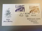 GB STAMPS ISLANDS REGIONAL ISSUES 1972 GUGH ISLAND SILVER WEDDIN FIRST DAY COVER