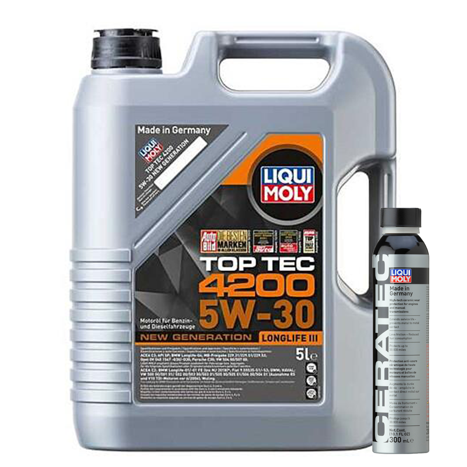 Liqui Moly Top Tec 4200 5W-30 Synthetic Technology Based Engine Oil 5L 5 Litres - Image 38