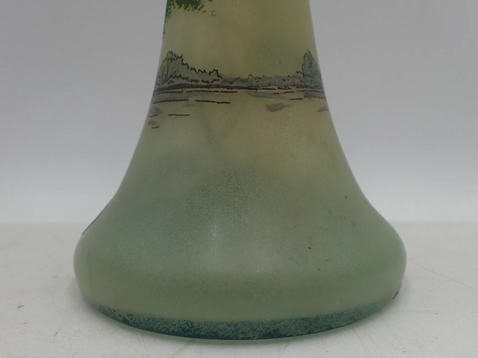 vase , soliflore ancien, verrerie Legras - Photo 4/4