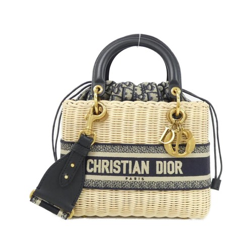 Authentic Christian Dior DIOR OBLIQUE Lady Dior Mini M0505CMVO Bag #230-000-...