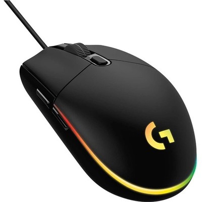 Logitech G102 Gaming-Maus 6 Tasten LIGHTSYNC RGB Beleuchtung 8000 DPI Schwarz