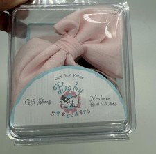 Newborn Baby Girl Gift Set   Shoes  Bow 0-3 Months 