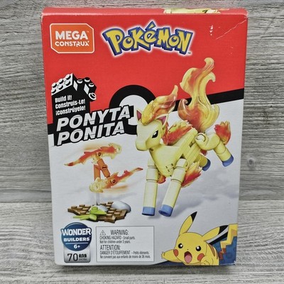 Mega Construx GKY86 Pokemon Ponyta Toy 70pc Building Set Box Wear