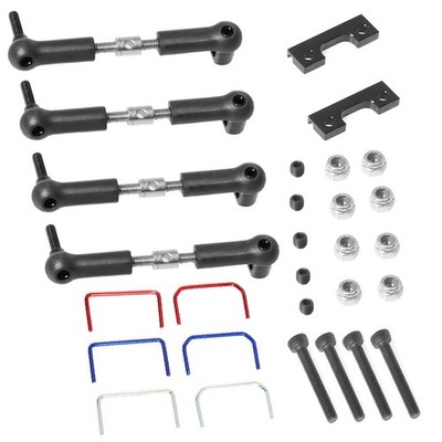 Rear Wide Sway Bar Kit for 1/16 E-Revo/Mini Slash Upgrades Part Aluminum Alloy