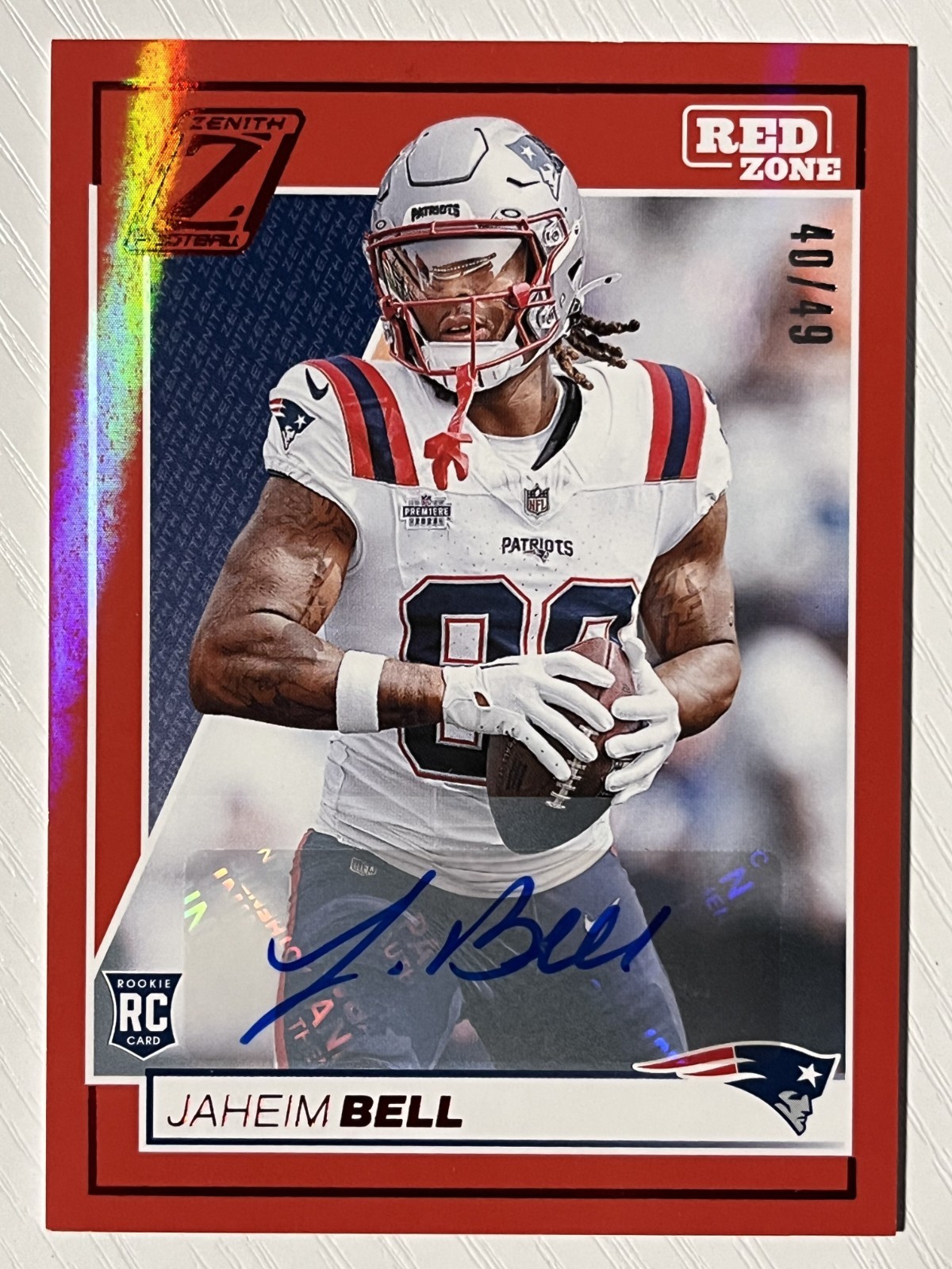 Jaheim Bell Panini Zenith #138 Autograph-Red Zone
