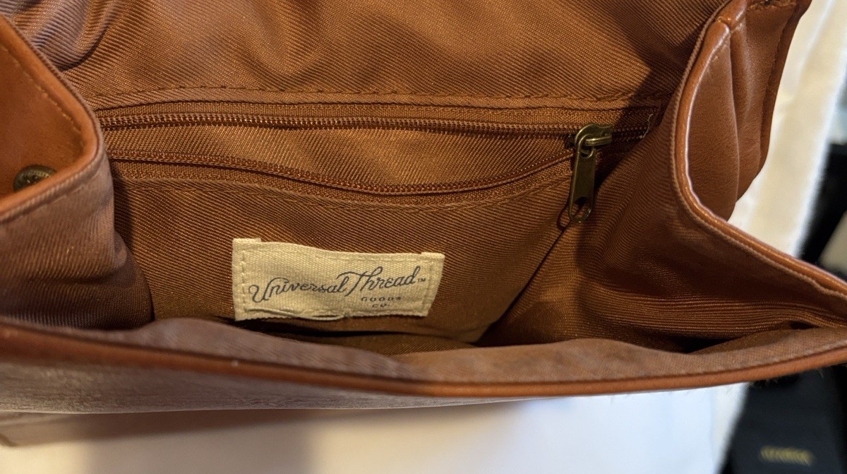 Universal Thread Brown Backpack Tassel Ring Accen… - image 7