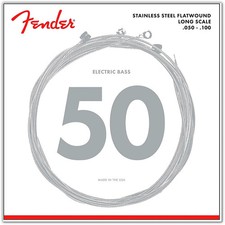 Fender 9050ML Stainless Steel Flatwound Long Scale Bass Strings - Medium Light