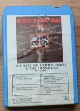 8 Track Tape Tommy James and the Shondells, The Best of, GRT Music tapes