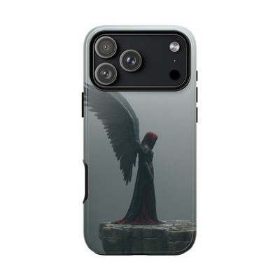 Phone Ink - iPhone | Galaxy | Pixel Case - Gothic Crimson Angel Wings