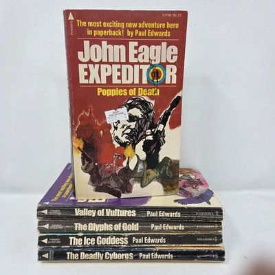 John Eagle Expeditor Paperback Book Lot of 5 Bundle PB Vintage 70s Action Novel
