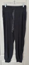 Women's Lounge Pants Pinstripe Soft Cozy Size Medium Victoria's Secret Jogger
