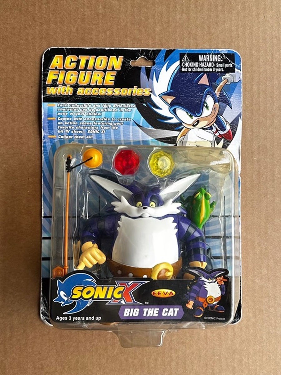 Big the Cat Froggy Chaos Emerald Sonic the Hedgehog X SEGA Toy