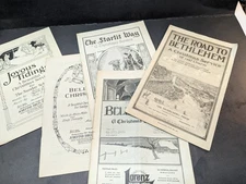 LOT OF 5 Christmas Service of Real Charm Songs with Chords Vintage