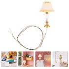 Simulated Hexagonal Table Lamp Mini House Dollshouse Lamps Furniture