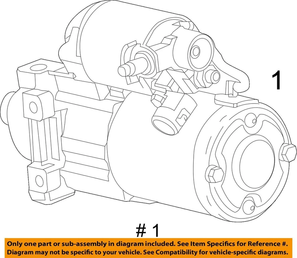 Solenoide motor de arranque de coche Gmc Yukon XL 1500 OEM E86C5 Foto 4 de 4