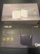 ASUS AiMesh WiFi 6 Mesh System RT-AX68U Router ZenWiFi XD6 2-Pack 3 Units