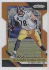 2018 Panini Prizm Orange Prizm 244/249 Alejandro Villanueva #37 1h5