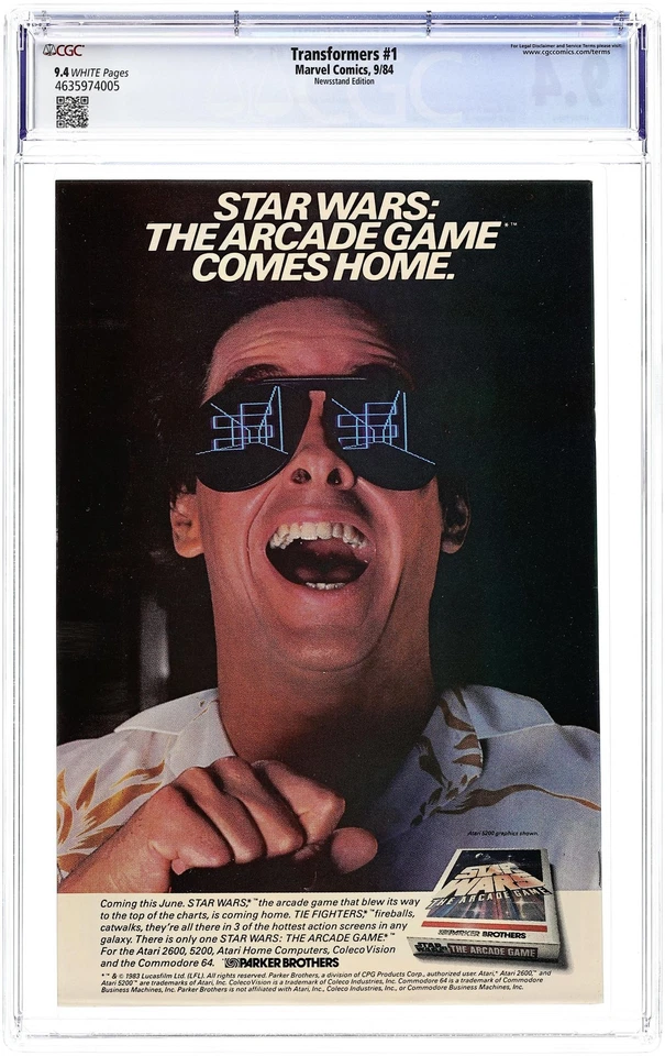 Transformers 1N Newsstand Variant CGC 9.4 1984 4635974005 - Image 2 of 2