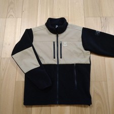 Hagl fs Beige/Black Fleece Jacket Size L