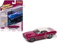 1971 DODGE CHALLENGER R/T PANTHER PINK 1/64 JOHNNY LIGHTNING JLCG033-JLSP417 A