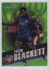 2022 Topps Chrome MLS Neon Green Lava Refractor /99 Tyler Blackett #50 Rookie RC